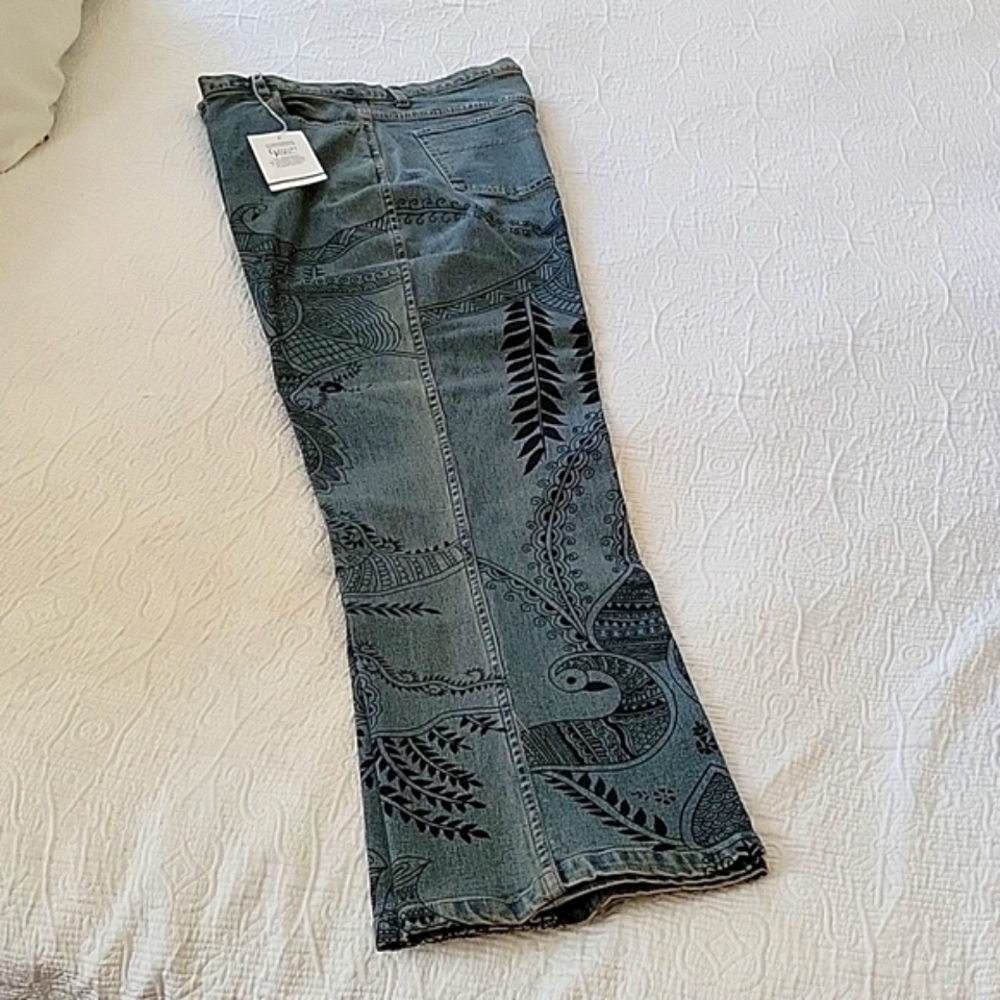 Vintage Crossing Point Jeans - Bird Graphics - 14